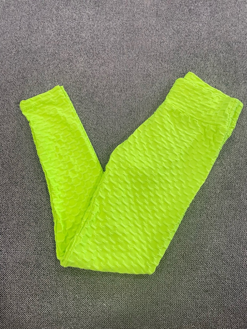 Neon Textured Butt lifting Leggings for Women
